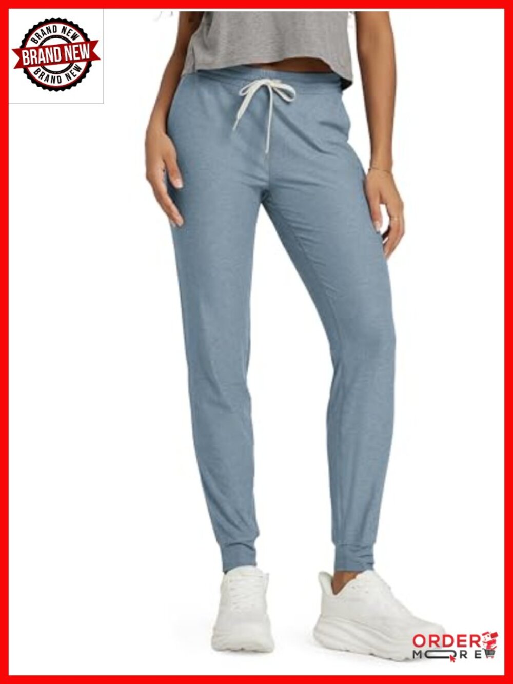 ODODOS OdSTRATUM Tech Joggers Tapered Mid Rise Sweatpants with Pockets